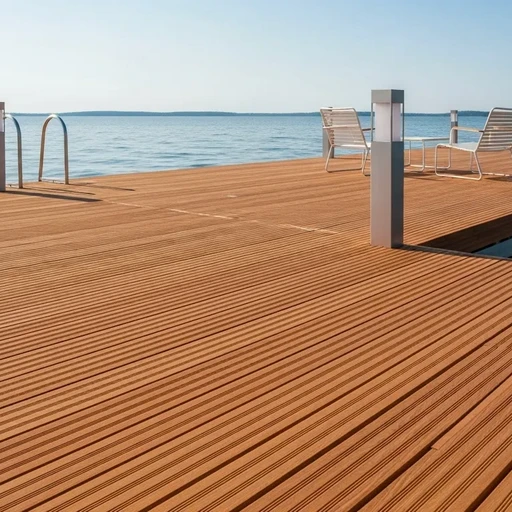 Доска террасная лиственница вельвет 45*142*5000, сорт Э (0,71м2)